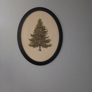 Elegant Black Framed Tree Wall Art